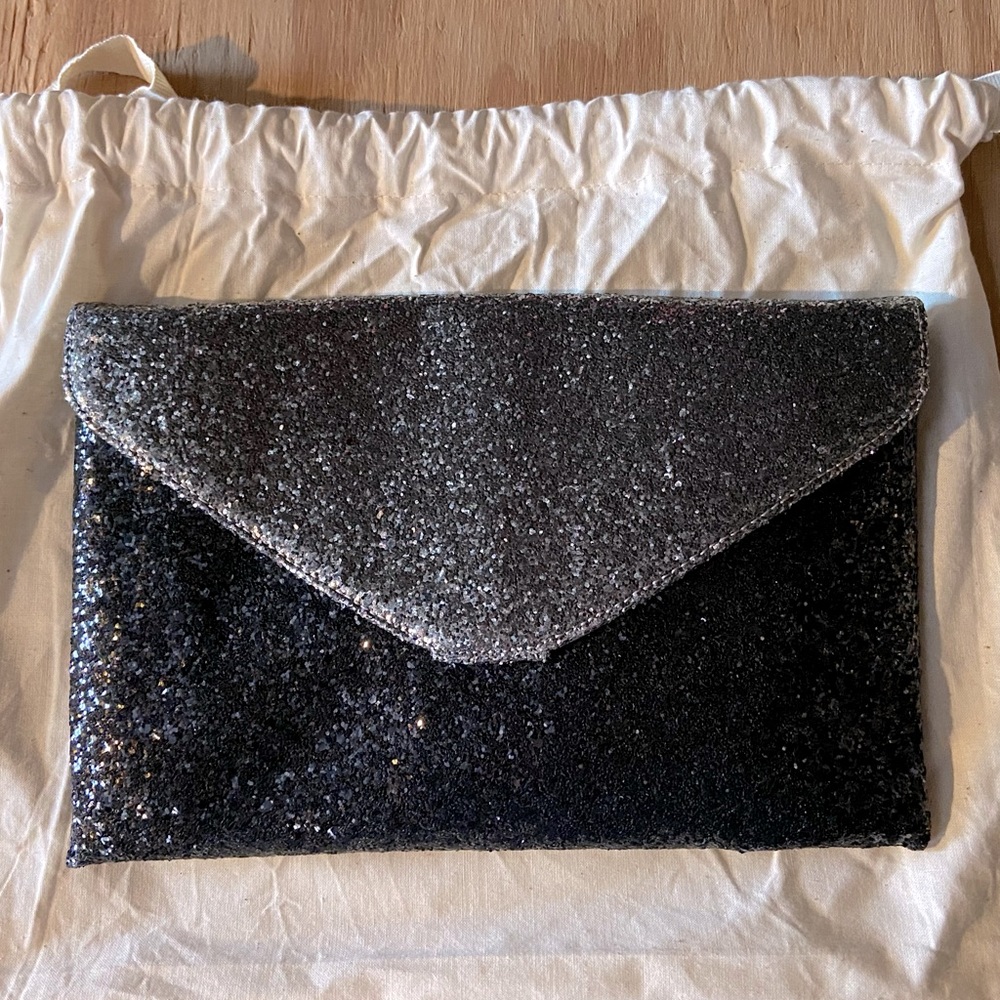 J.Crew Envelope Glitter Bag